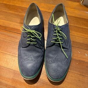 Cole Haan Blue and Green Loafers Slip-Ons